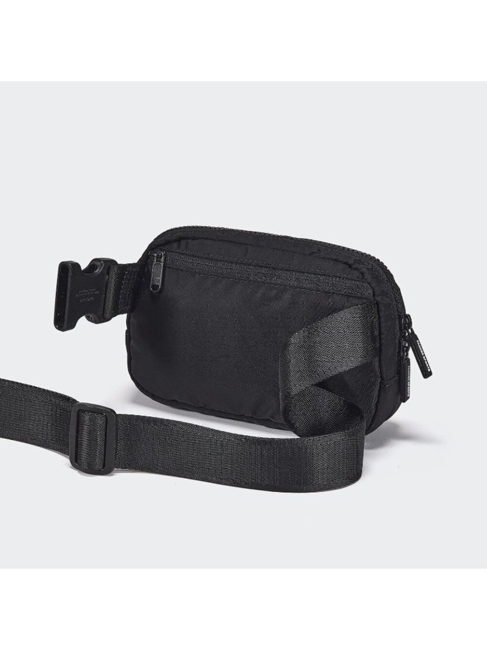 Women's Black Water Repellent Waist Packs Crossbody Bags with Adjustable Strap - Picture 3 of 6